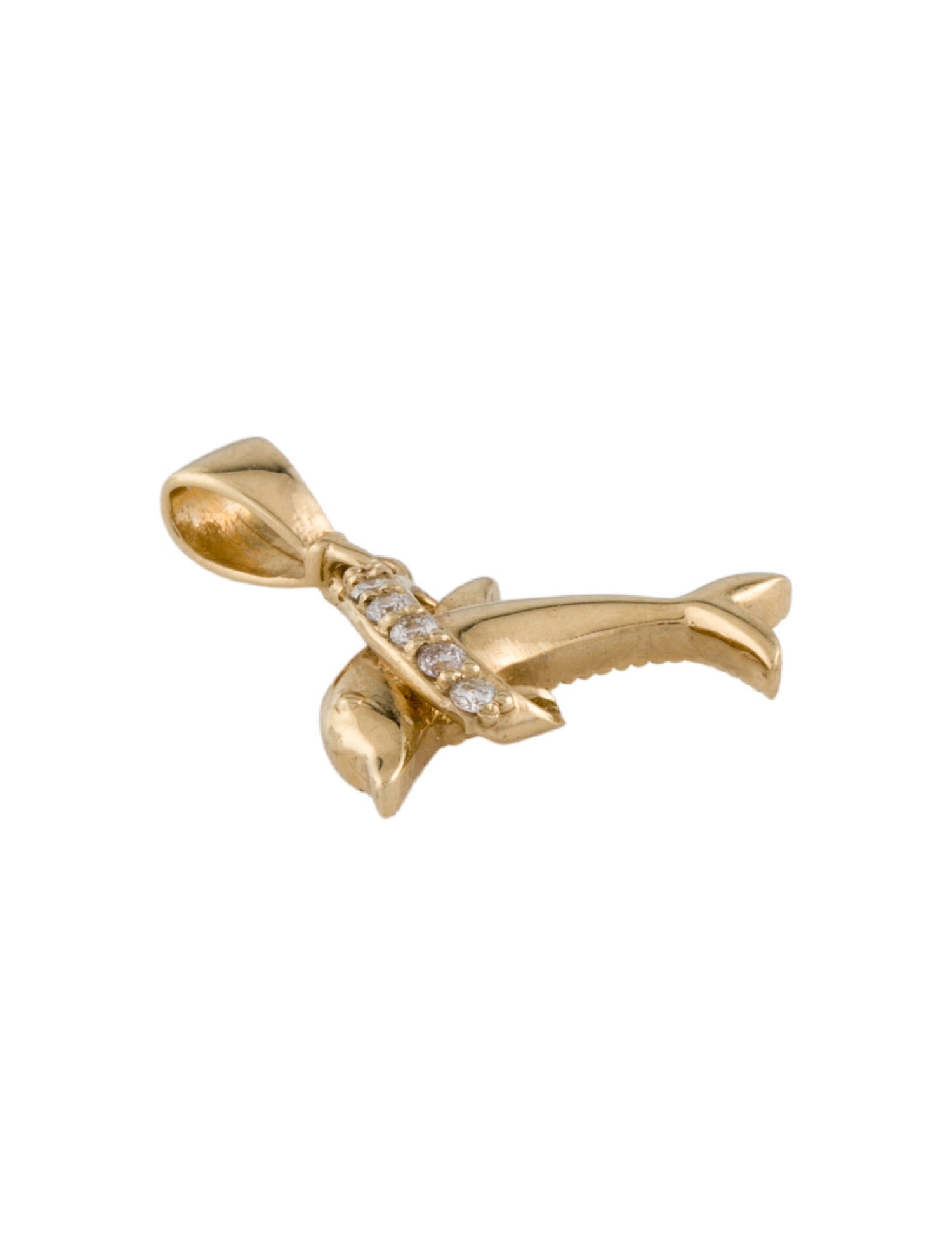 Pendant Jai's 14K Diamond Dolphin