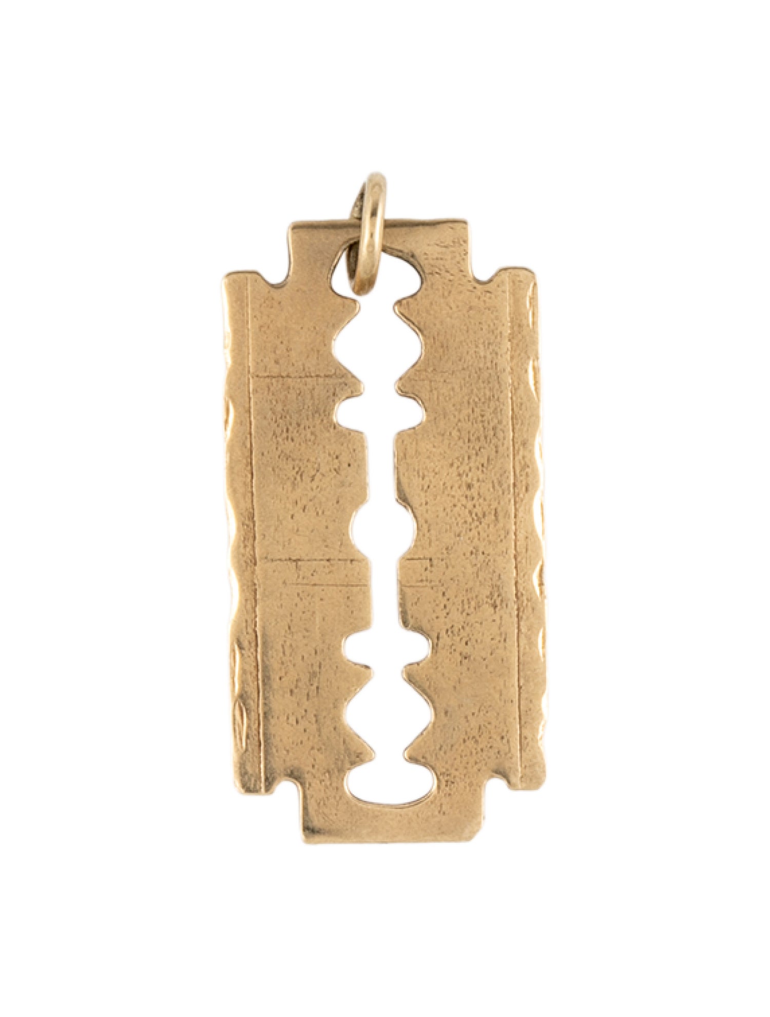 Pendant 10K Razor Blade