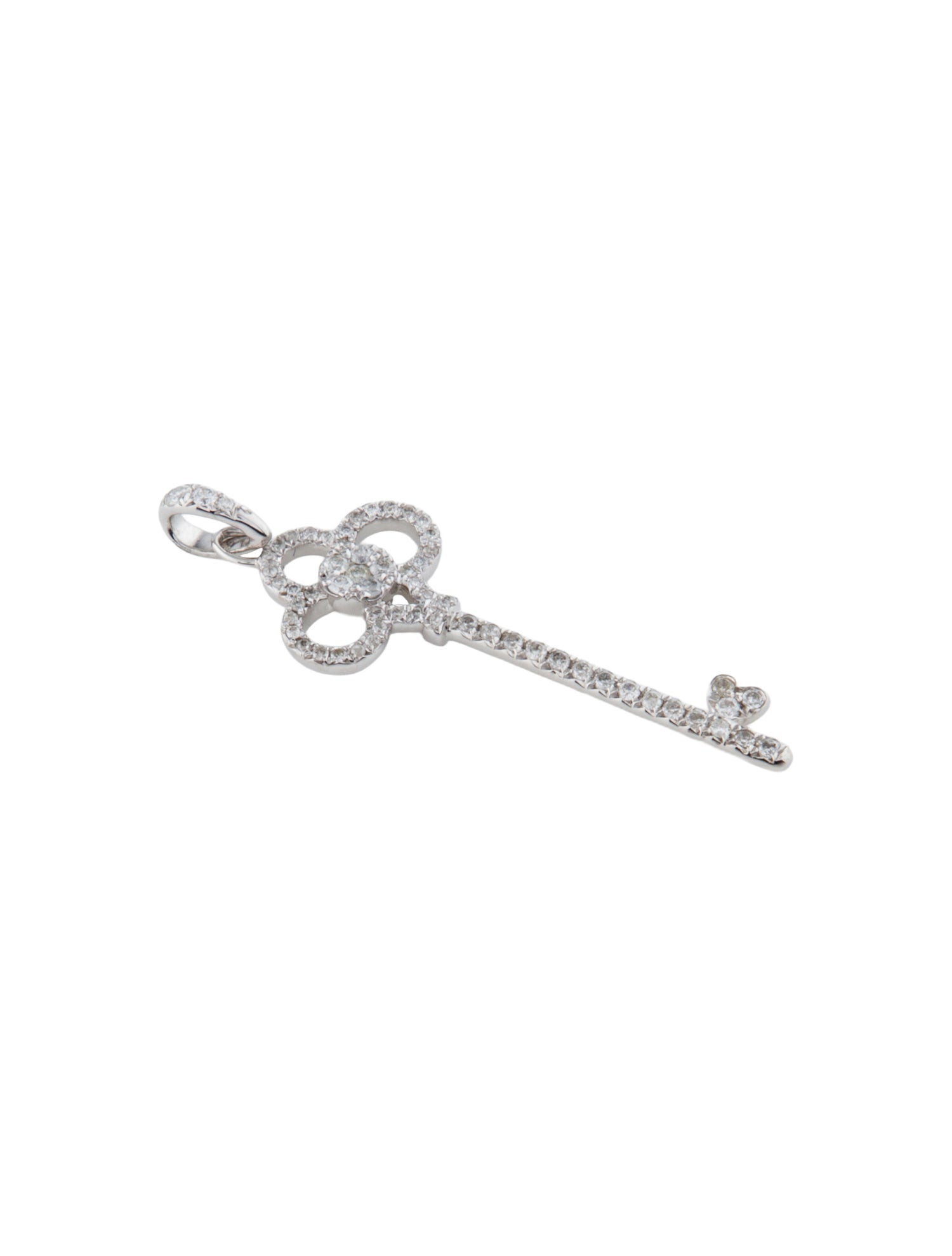 Pendant 14K Diamond Key