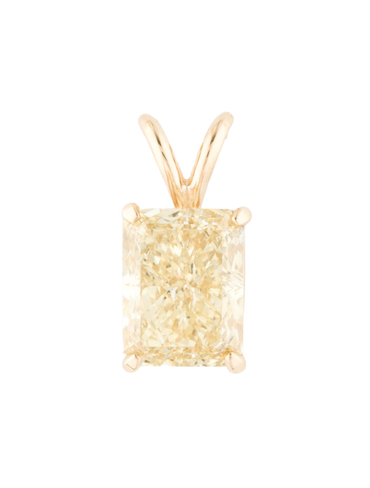 Pendant 14K 3.07ct Lab-Grown Diamond