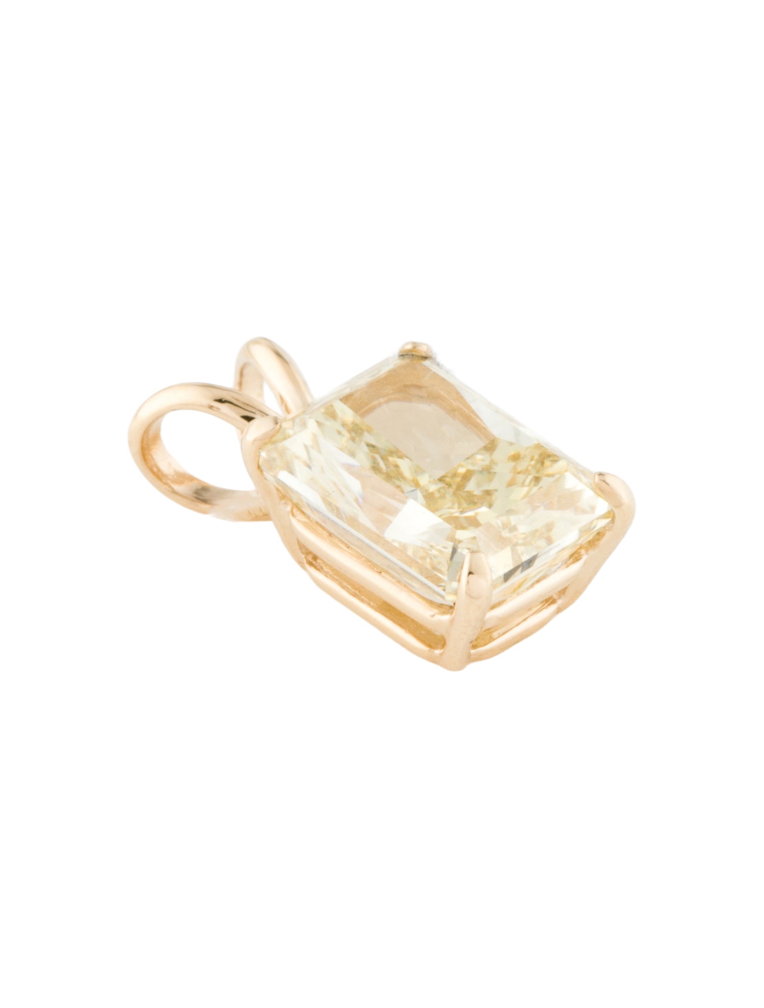 Pendant 14K 3.07ct Lab-Grown Diamond
