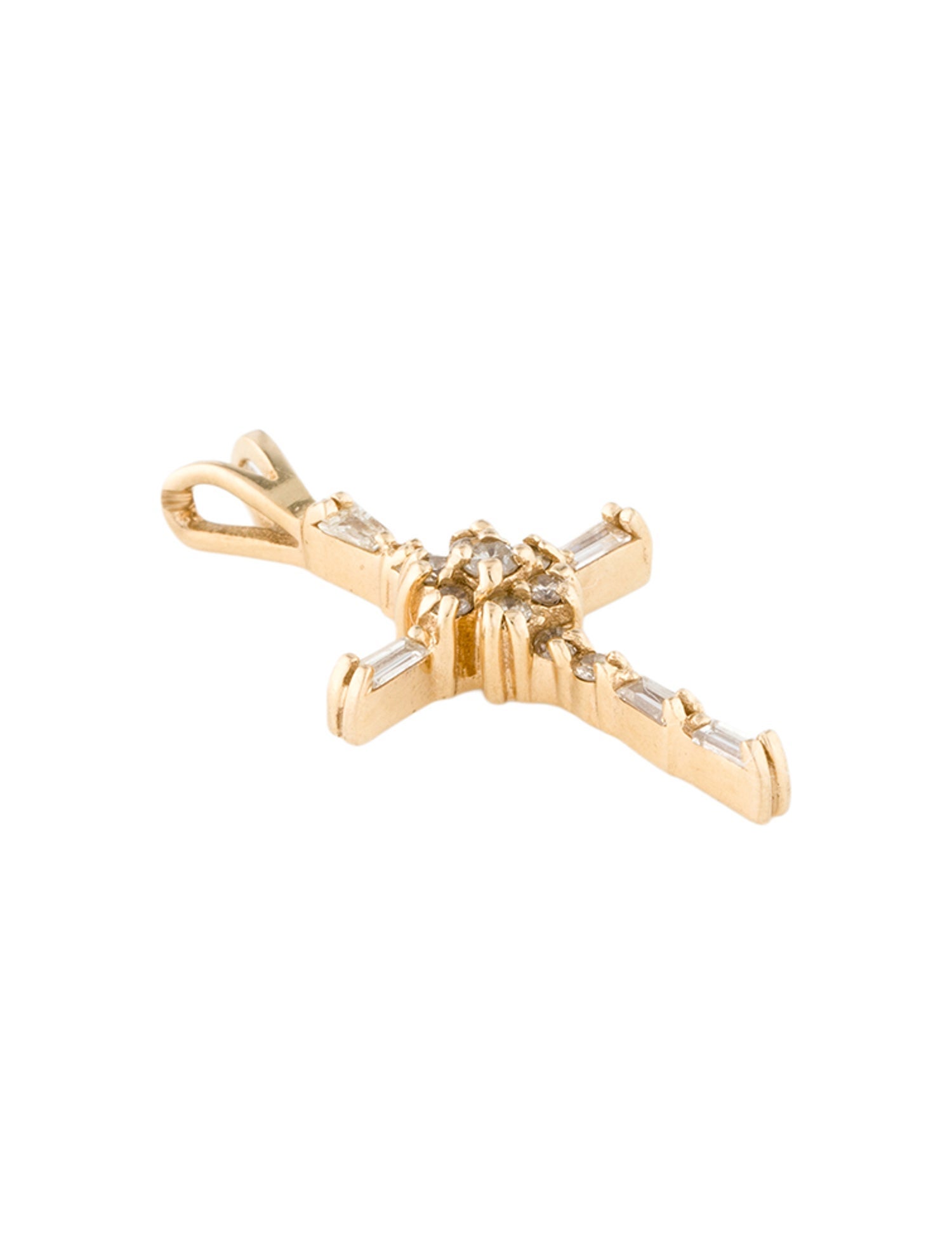 Pendant 14K Diamond Cross