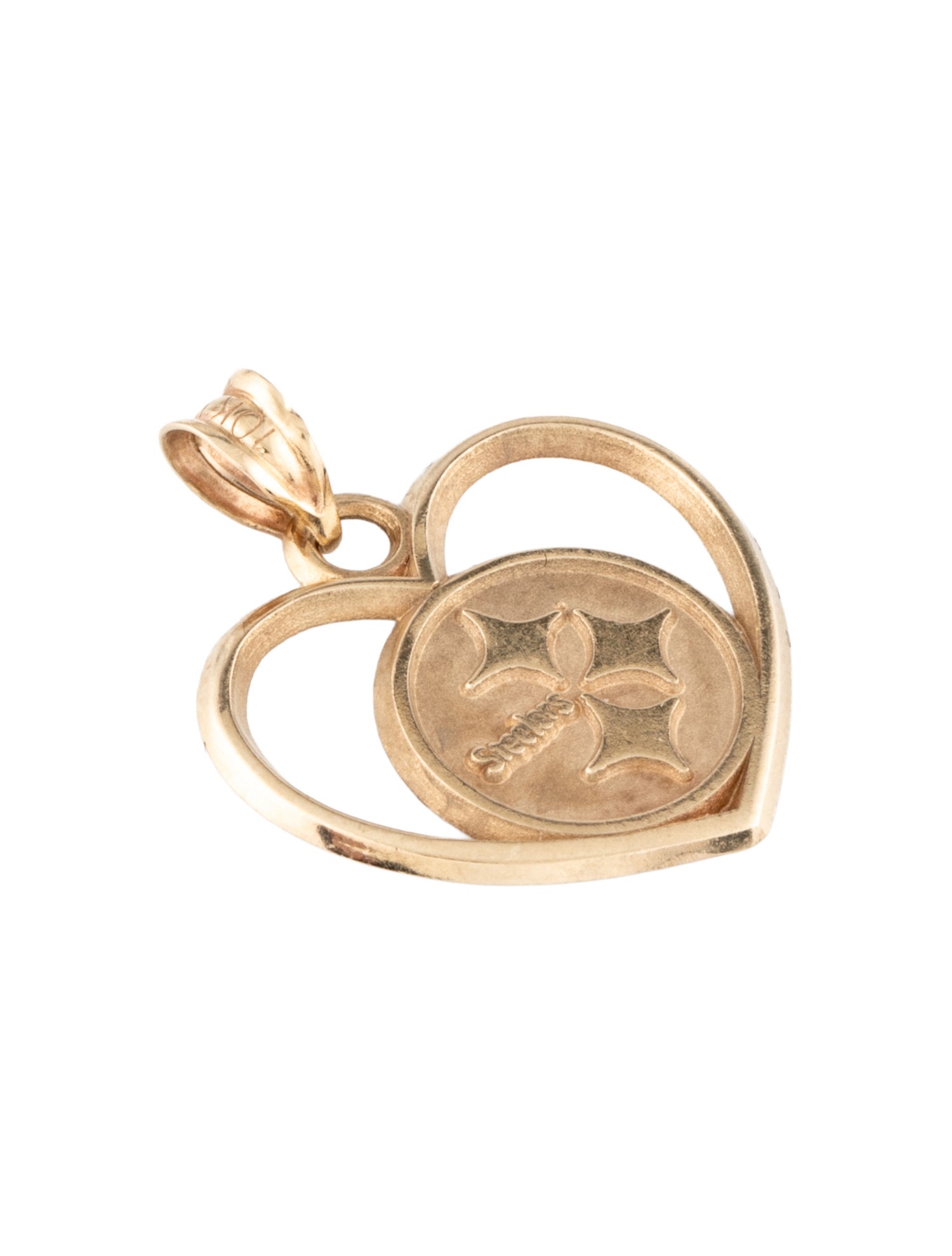 Pendant 10K "Steelers" Charm