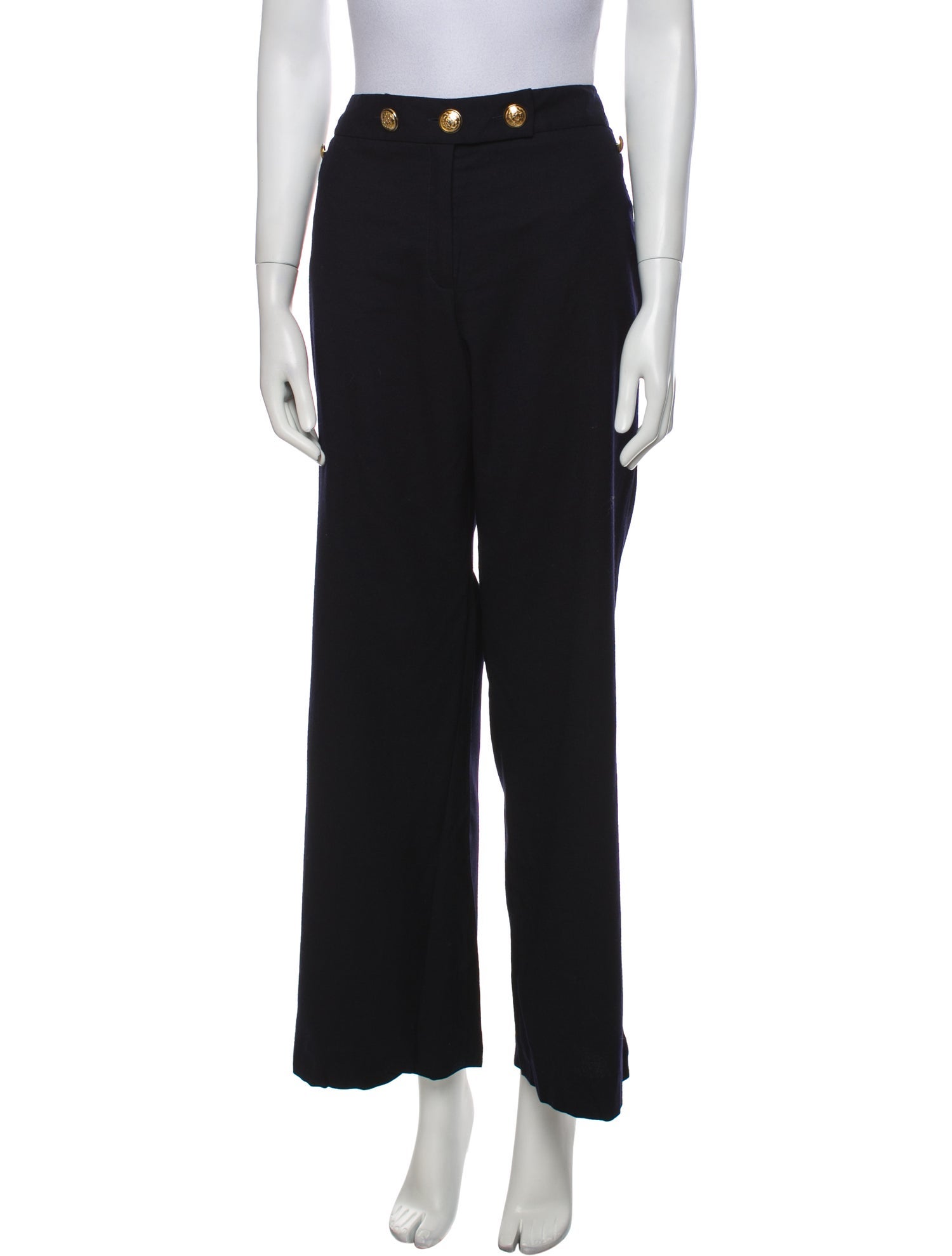 Peter Som Wool Wide Leg Pants