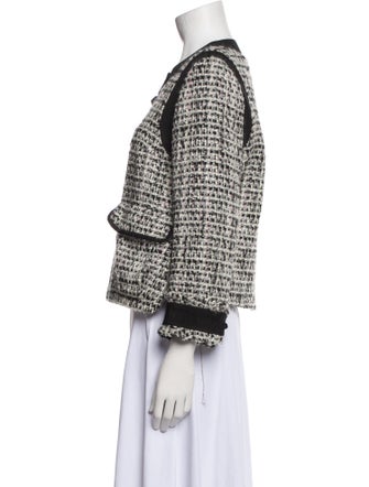 Peter Som Tweed Tweed Pattern Evening Jacket