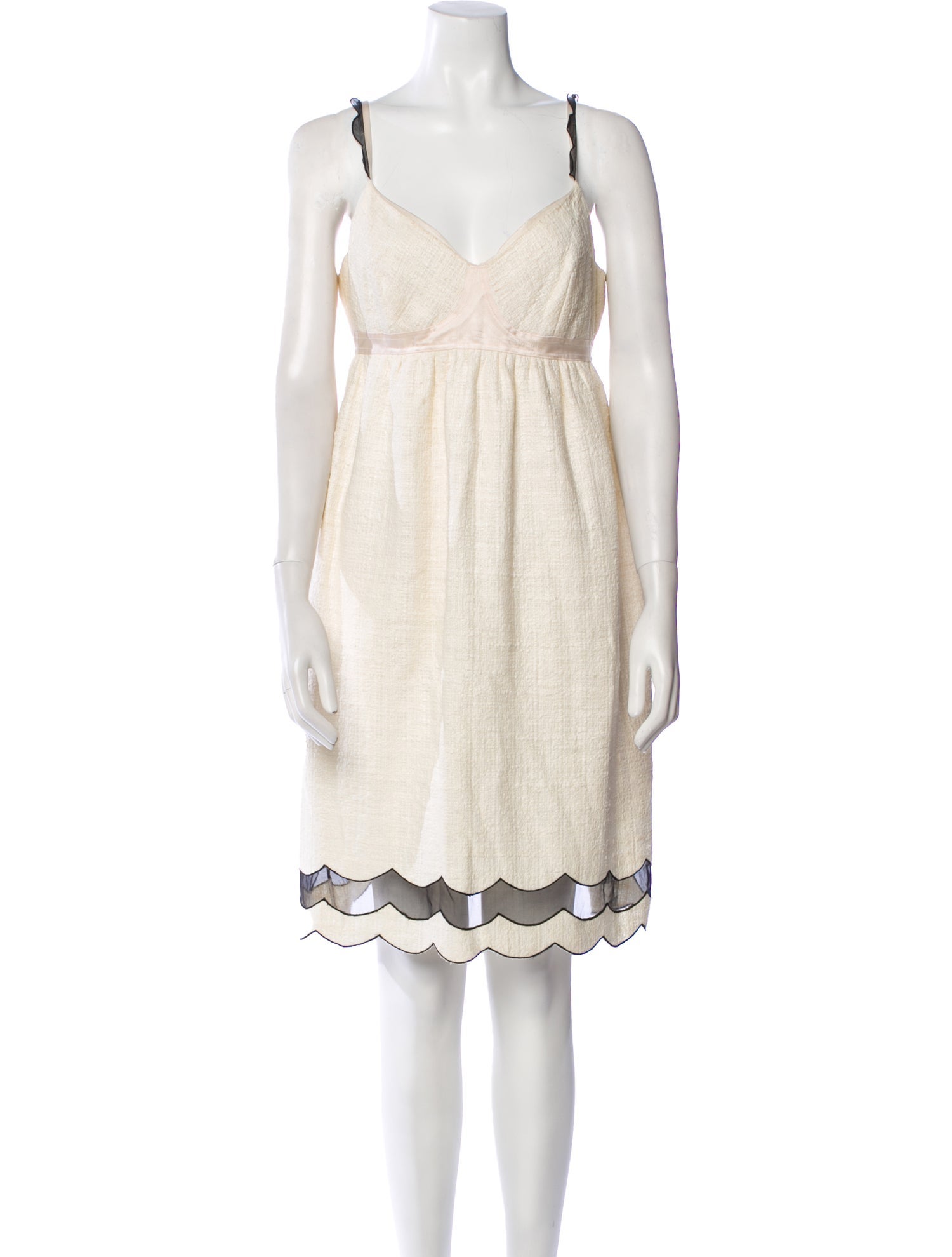 Peter Som V-Neck Mini Dress