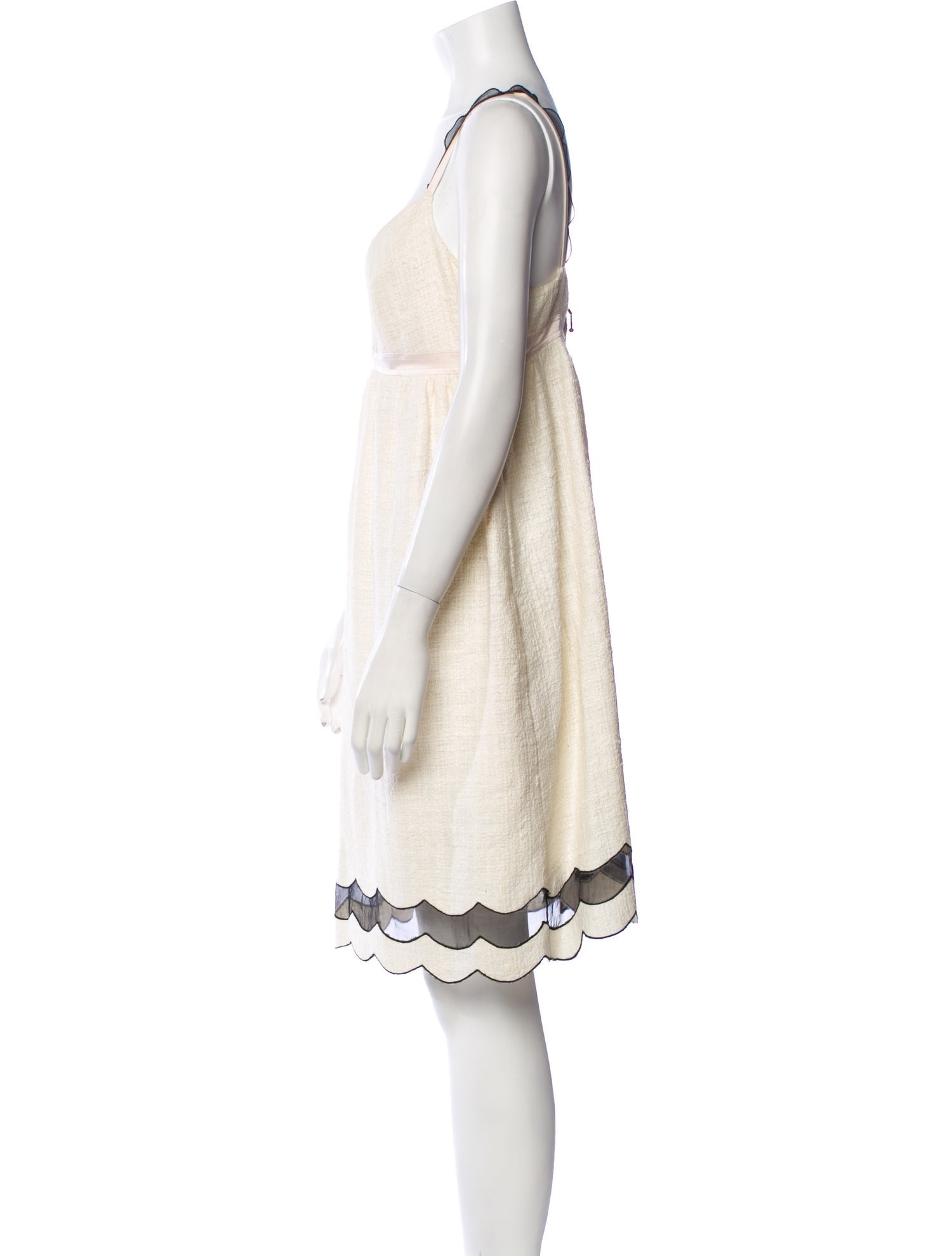 Peter Som V-Neck Mini Dress