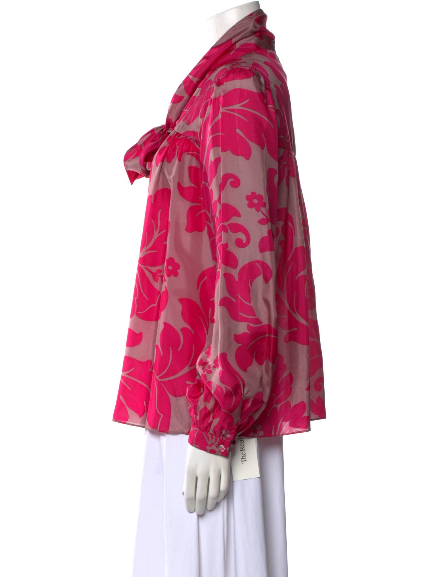 Peter Som Silk Floral Print Blouse