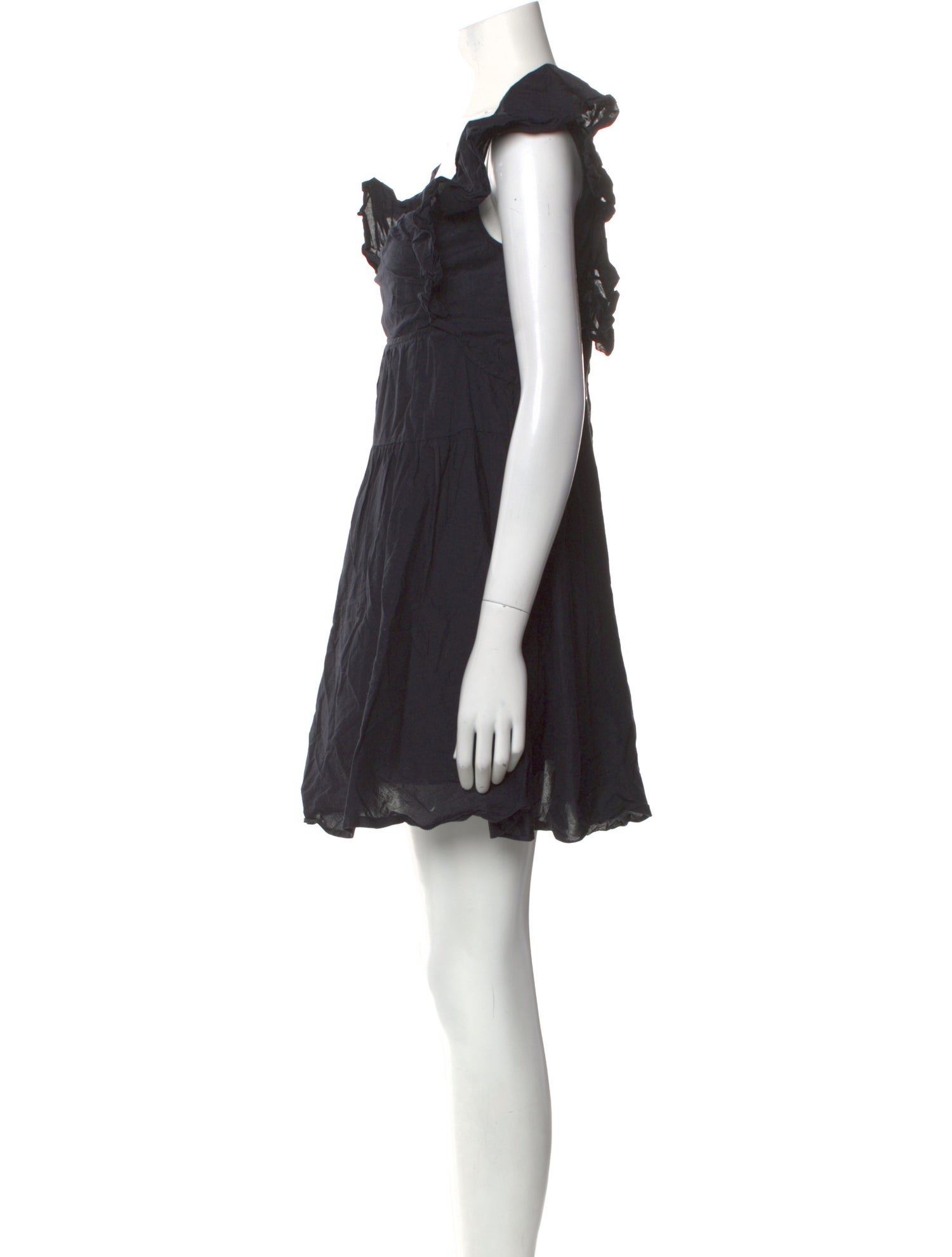 Peter Som Square Neckline Mini Dress