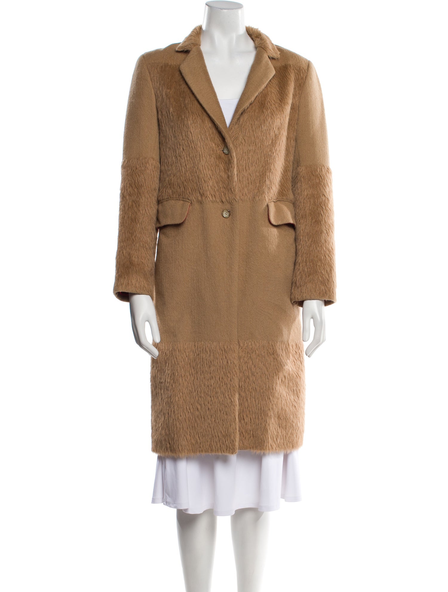 Peter Som Alpaca Faux Fur Coat
