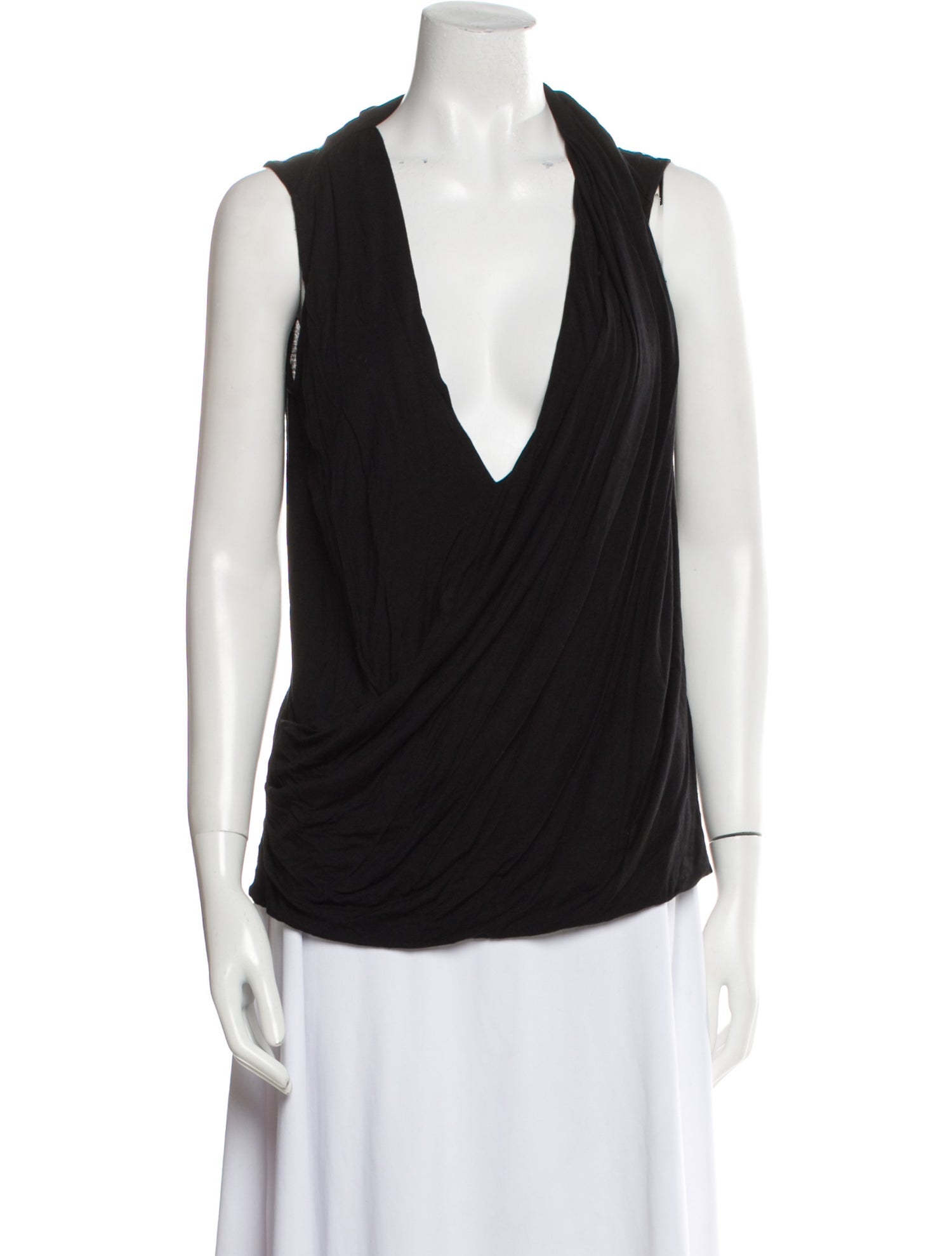 Peter Som Cowl Neck Sleeveless Top