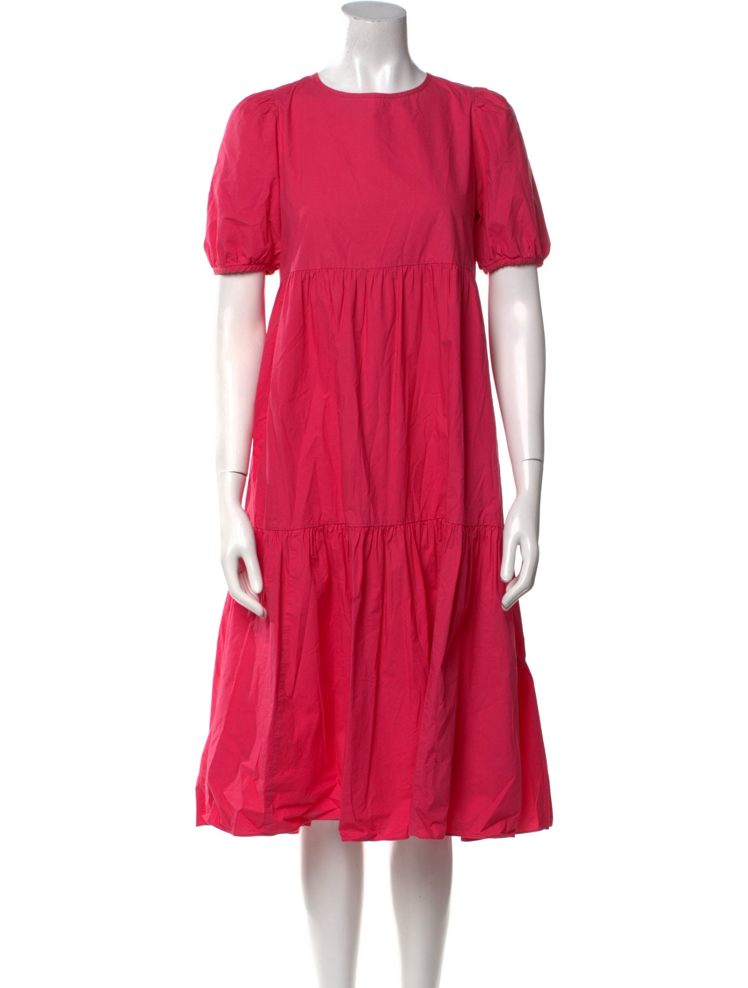 Peter Som Crew Neck Midi Length Dress