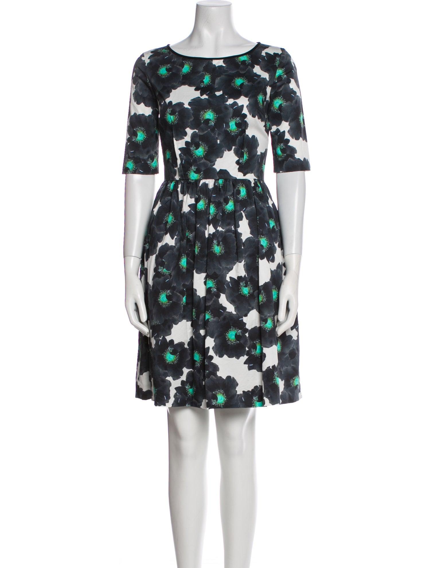 Peter Som Floral Print Knee-Length Dress