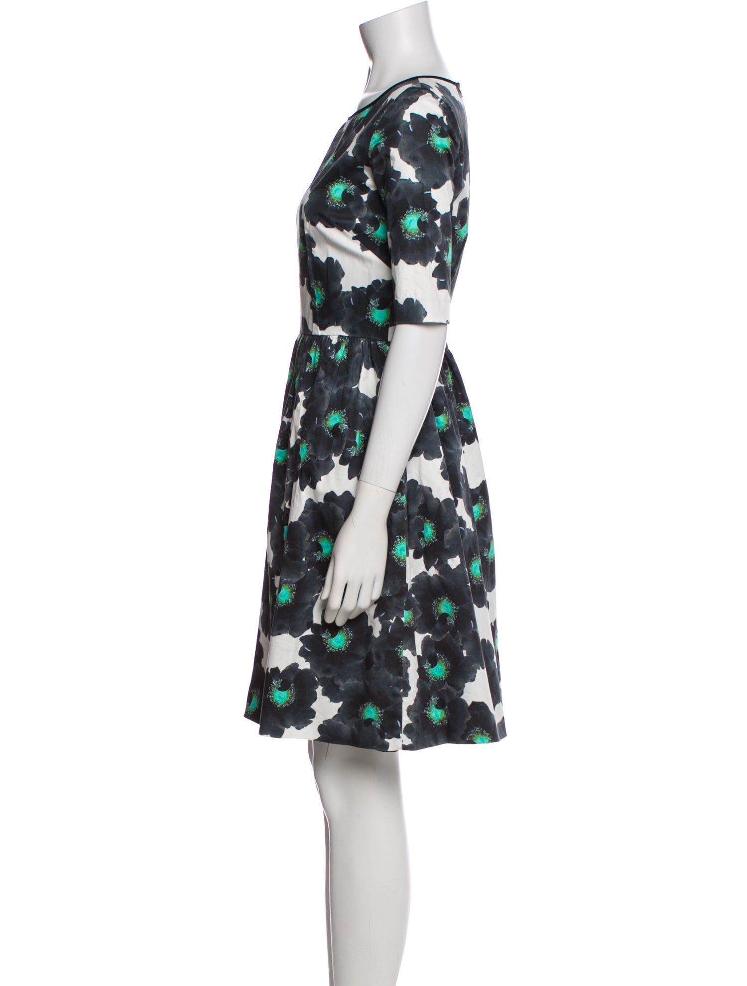 Peter Som Floral Print Knee-Length Dress