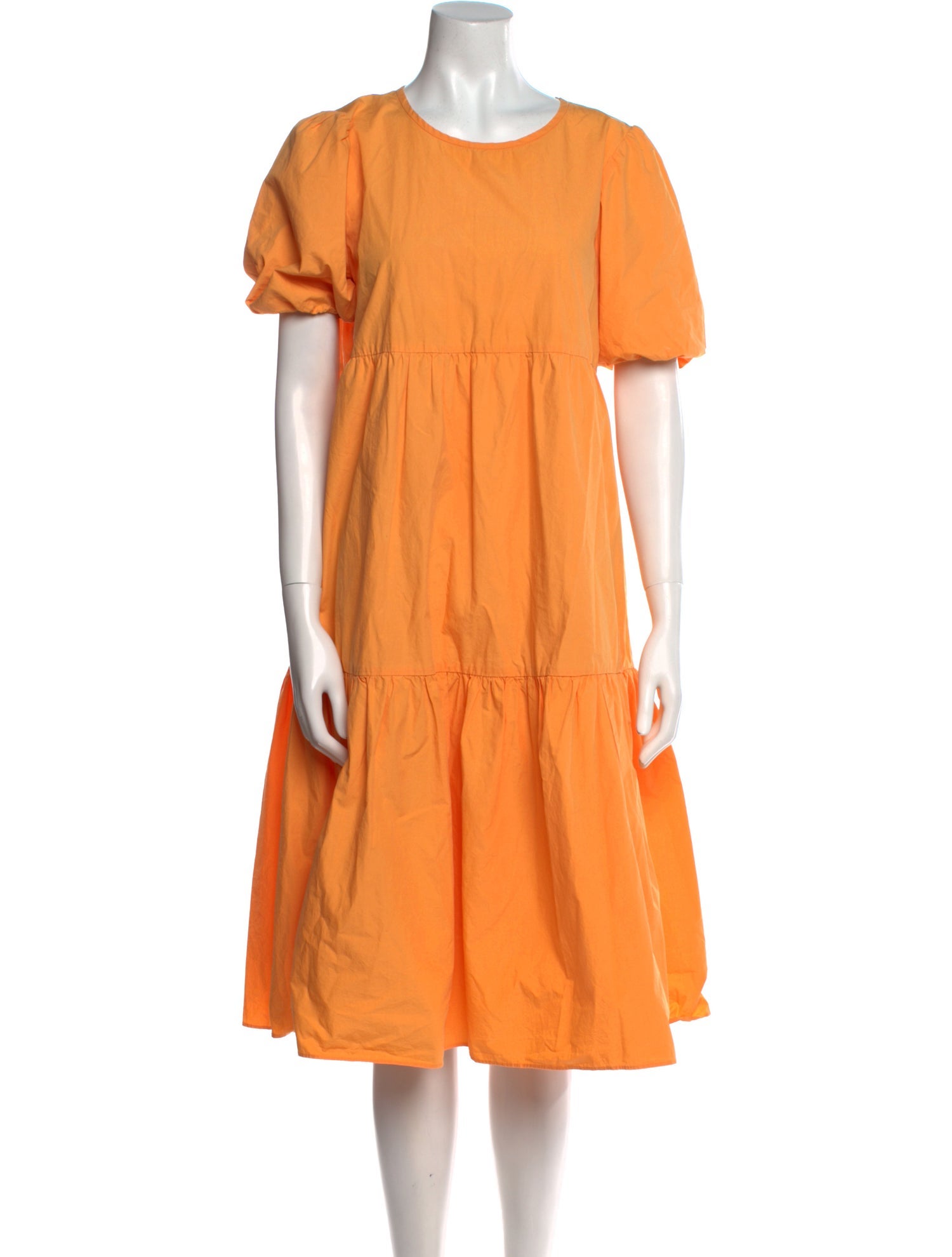 Peter Som Crew Neck Midi Length Dress