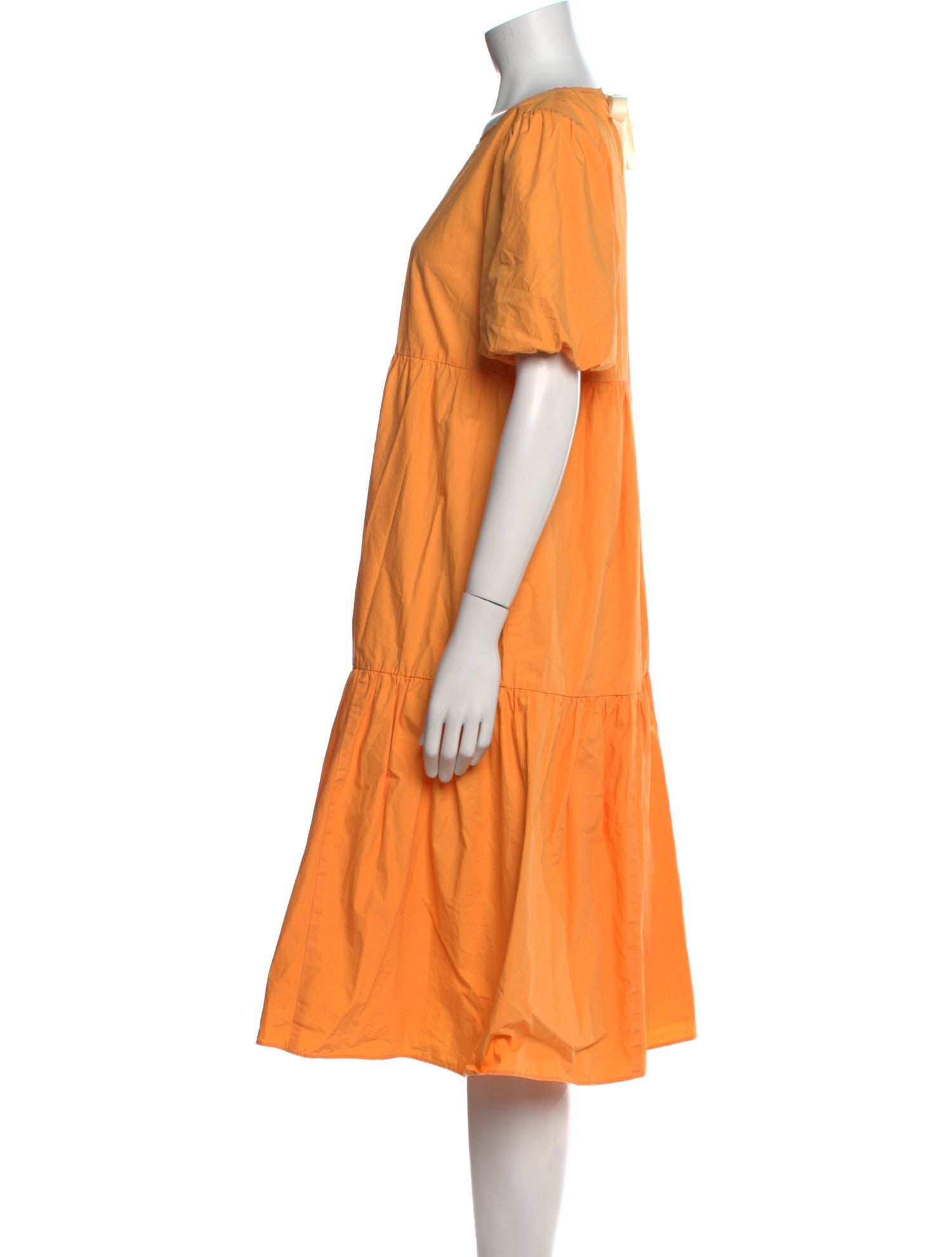 Peter Som Crew Neck Midi Length Dress