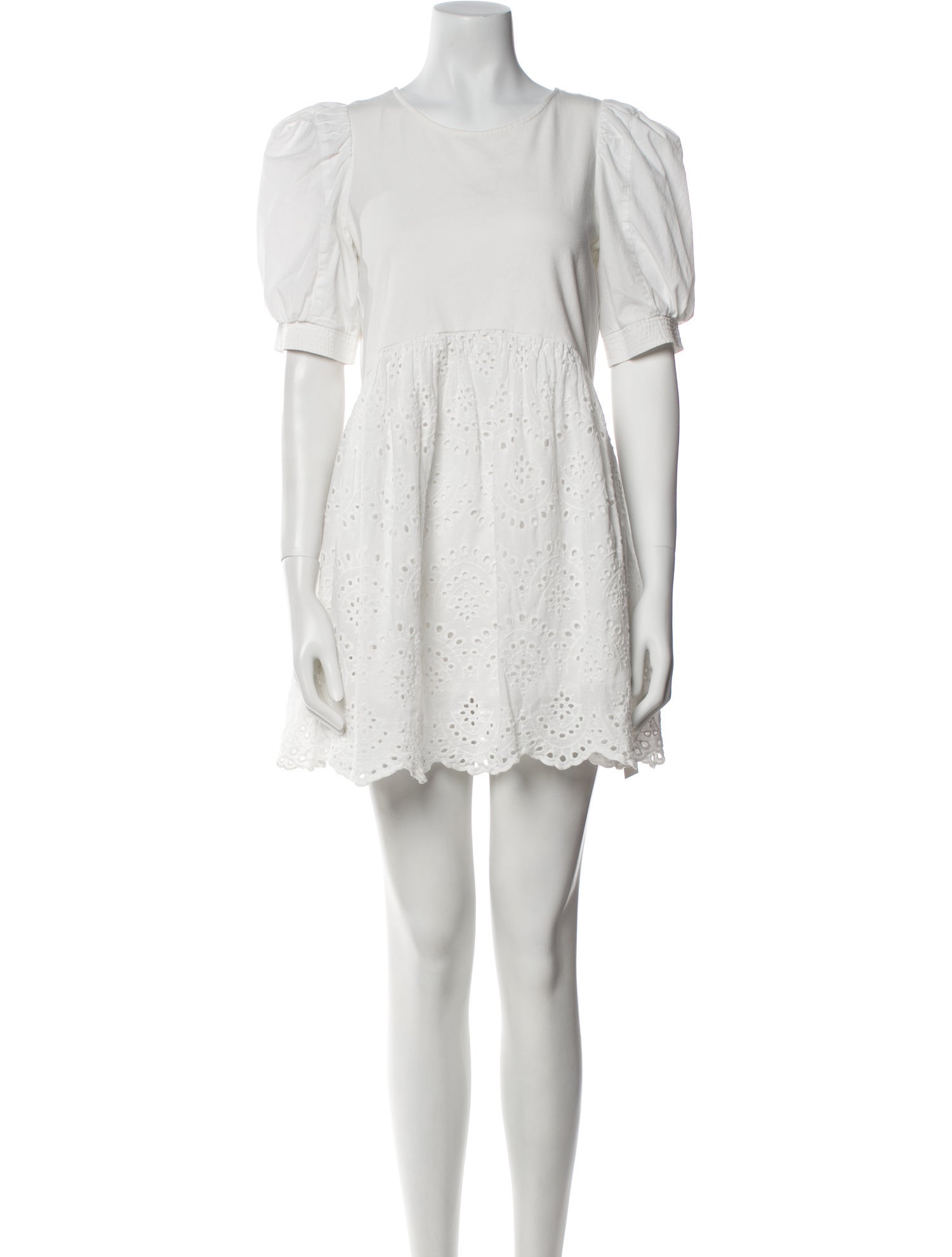 Peter Som Scoop Neck Mini Dress