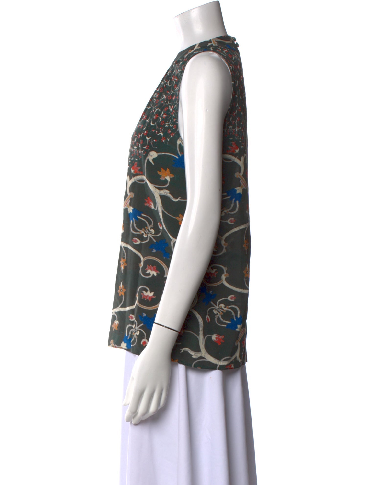 Peter Som Silk Printed Blouse