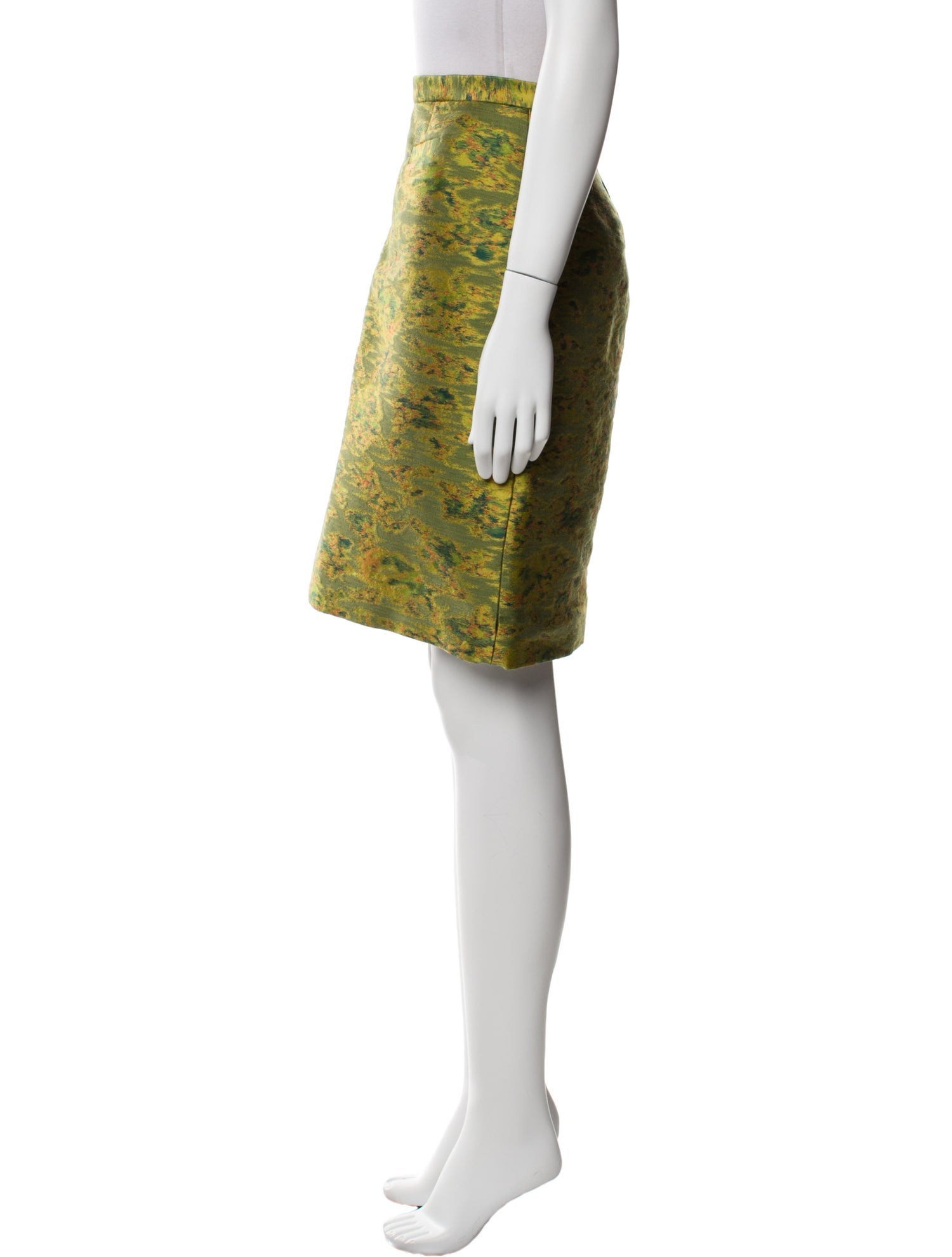 Peter Som Printed Knee-Length Skirt w/ Tags