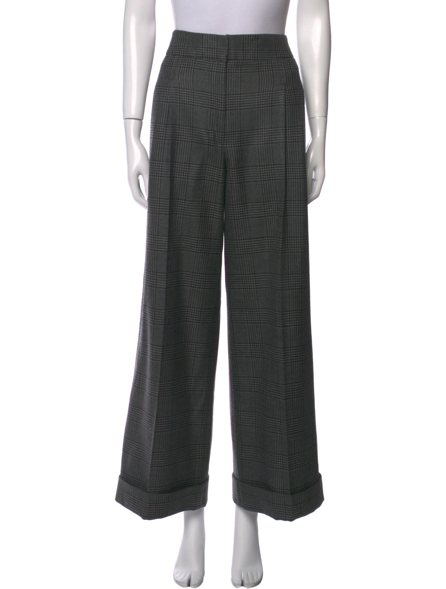 Peter Som Virgin Wool Wide Leg Pants