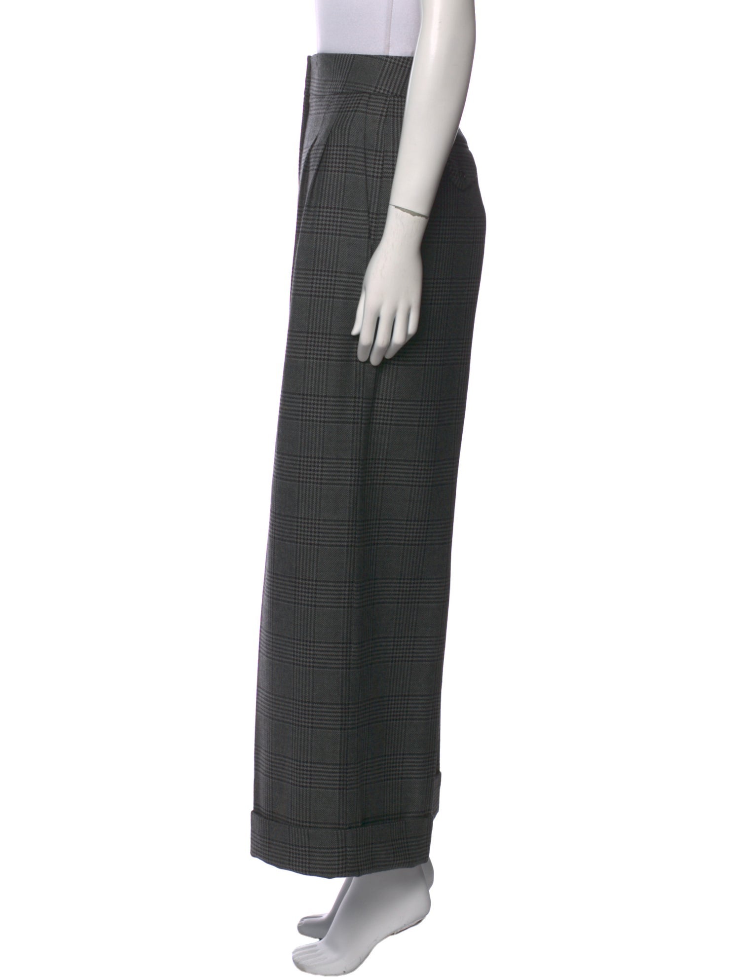 Peter Som Virgin Wool Wide Leg Pants