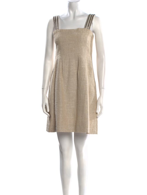 Peter Som Square Neckline Mini Dress