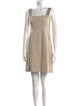 Peter Som Square Neckline Mini Dress