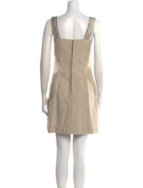 Peter Som Square Neckline Mini Dress