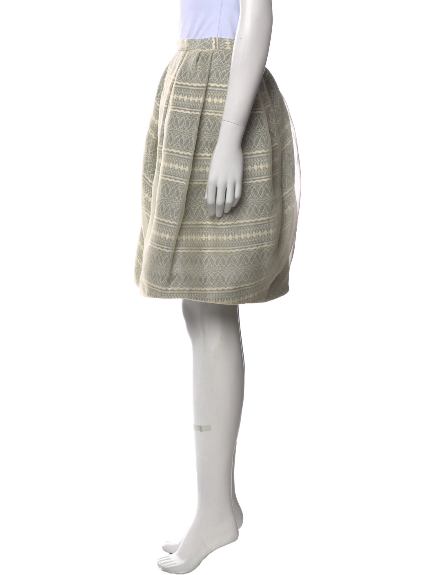 Peter Som Silk Knee-Length Skirt