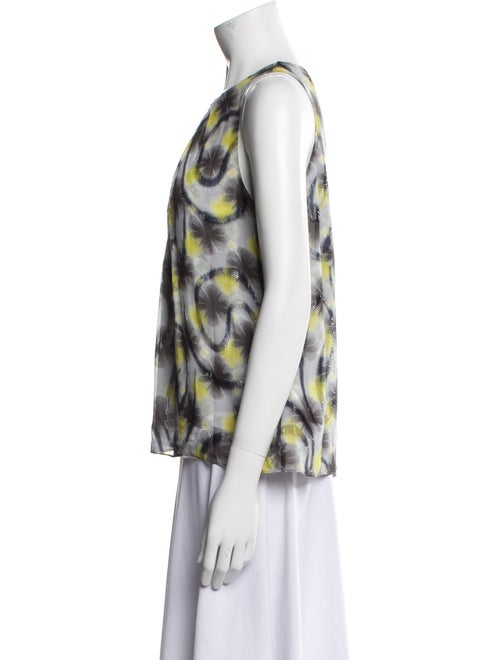 Peter Som Silk Printed Blouse