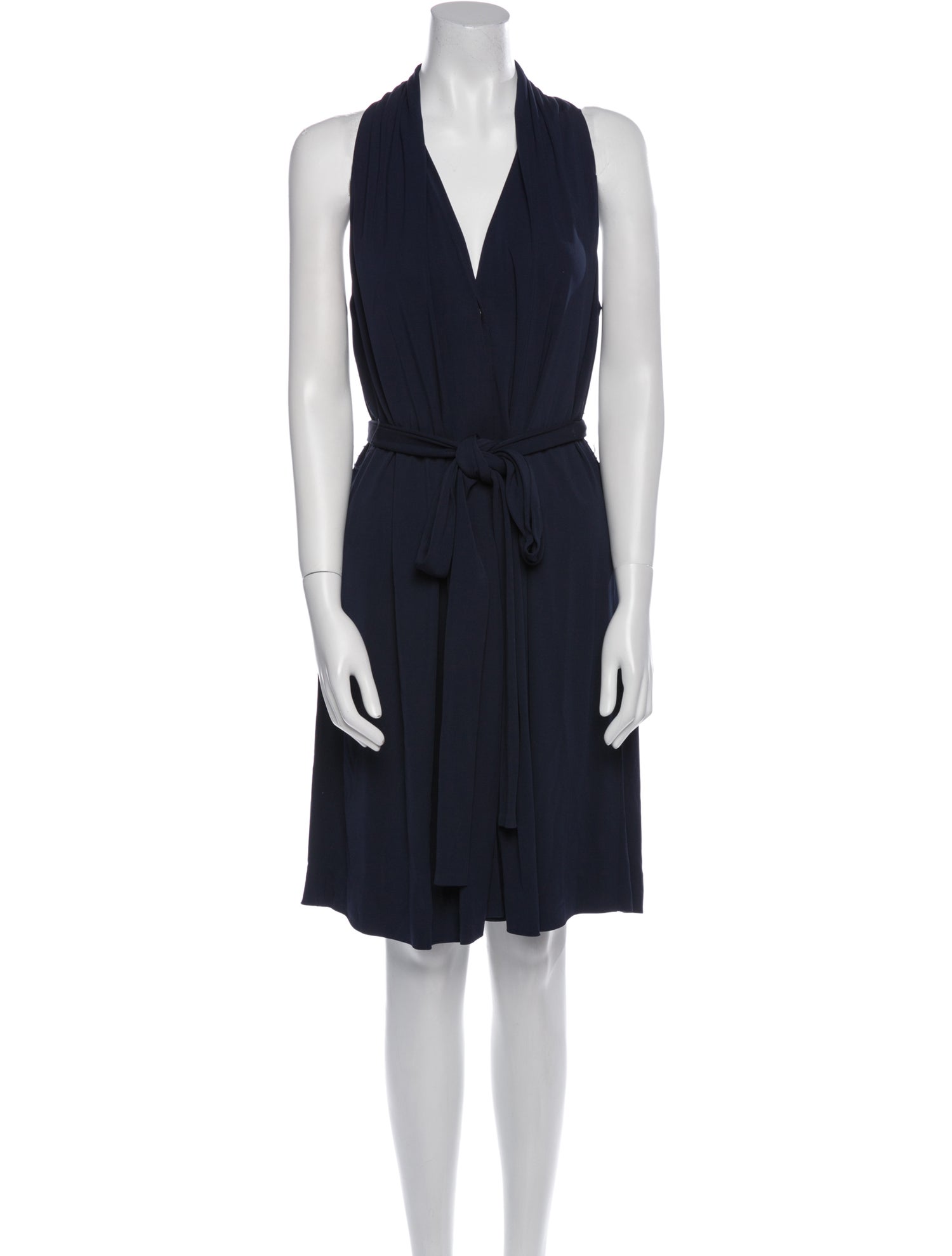 Peter Som V-Neck Knee-Length Dress