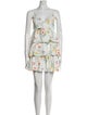 Peter Som Floral Print Mini Dress