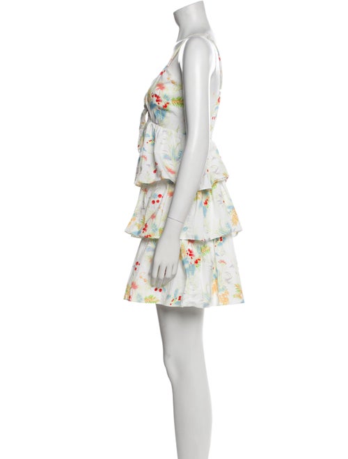 Peter Som Floral Print Mini Dress