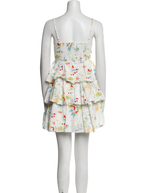 Peter Som Floral Print Mini Dress