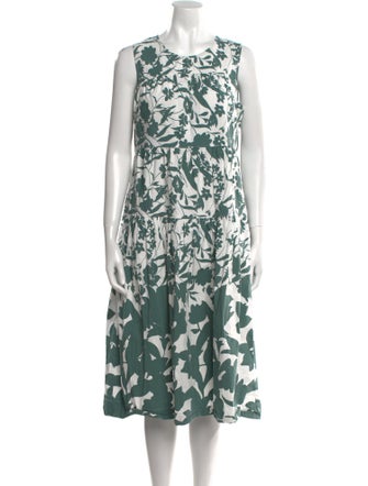 Peter Som Printed Midi Length Dress