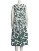 Peter Som Printed Midi Length Dress