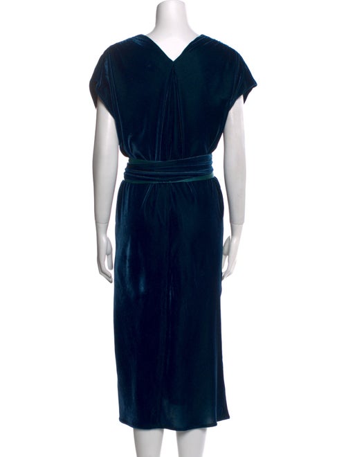 Peter Som V-Neck Midi Length Dress