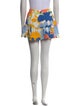 Peter Som Floral Print Mini Skirt