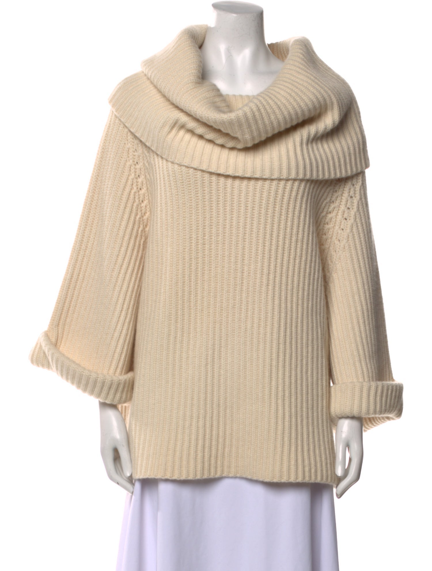 Peter Som Cashmere Cowl Neck Sweater
