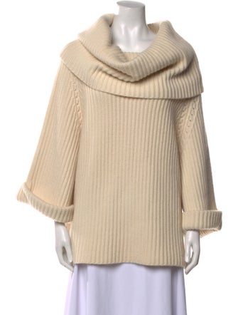 Peter Som Cashmere Cowl Neck Sweater