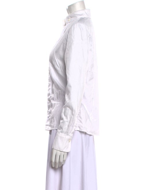 Peter Som Long Sleeve Button-Up Top