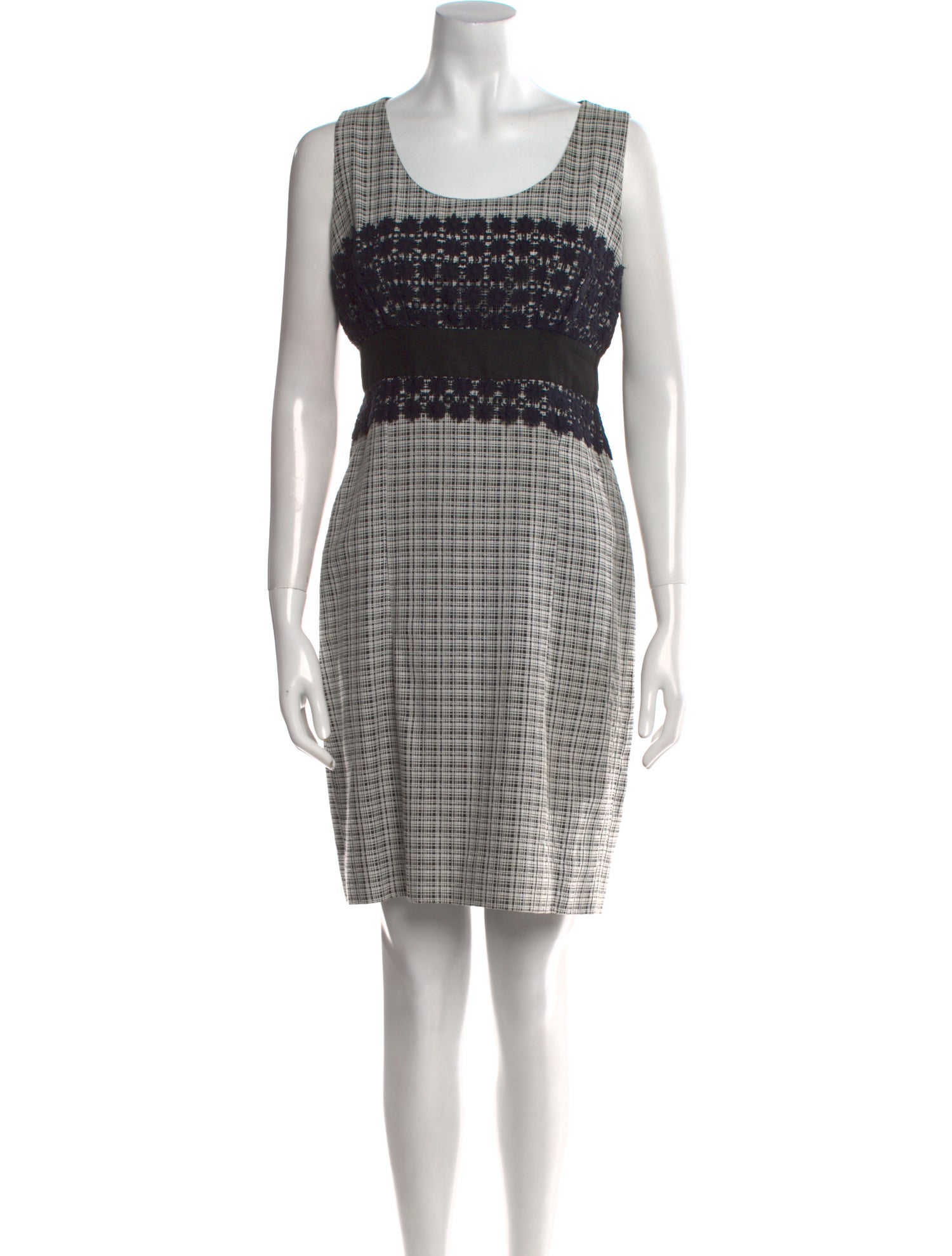 Peter Som Plaid Print Mini Dress