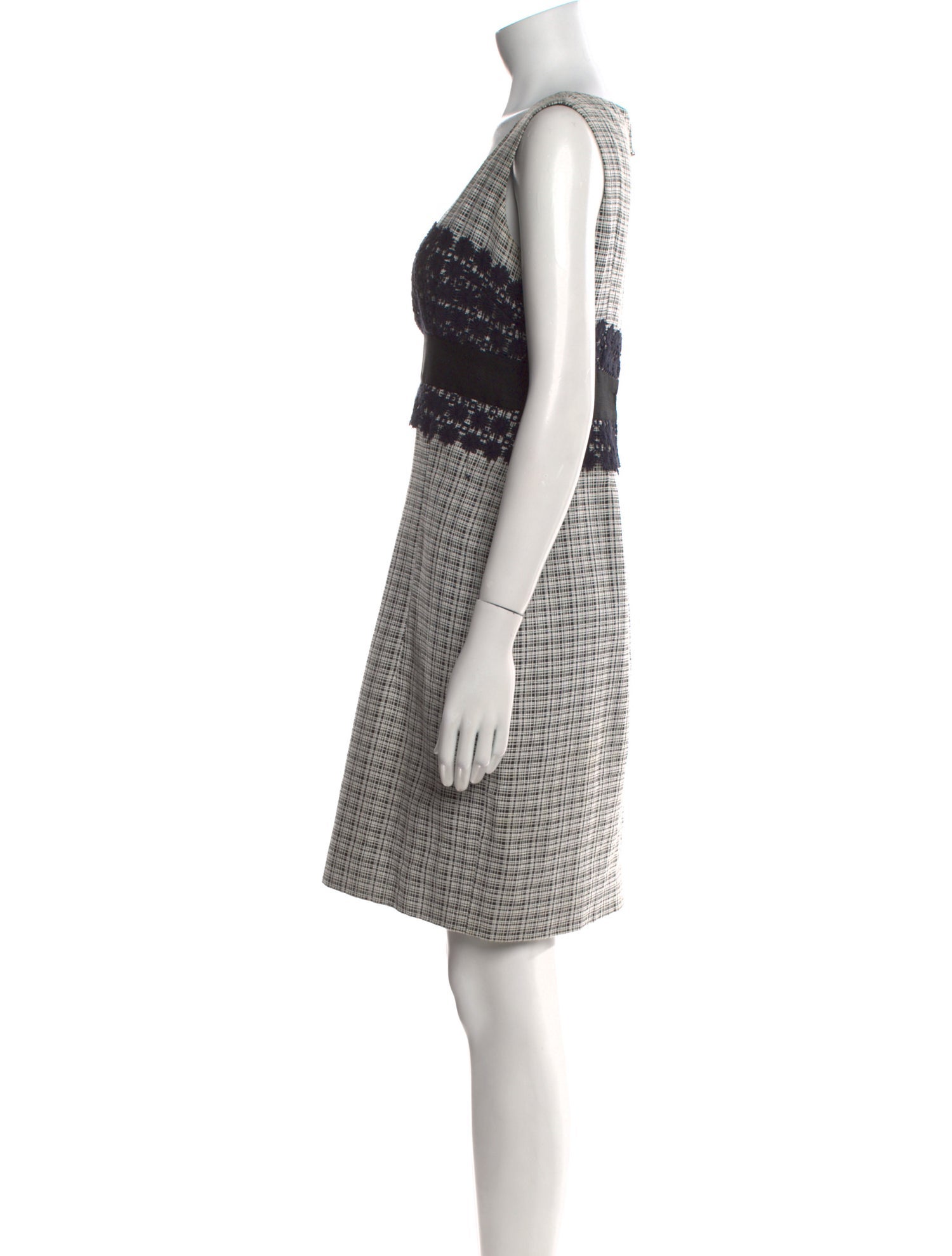 Peter Som Plaid Print Mini Dress