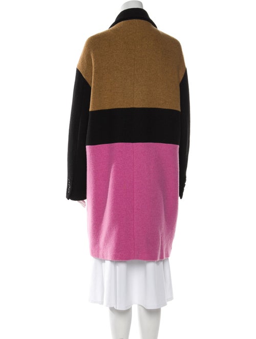 Peter Som Wool Colorblock Pattern Jacket