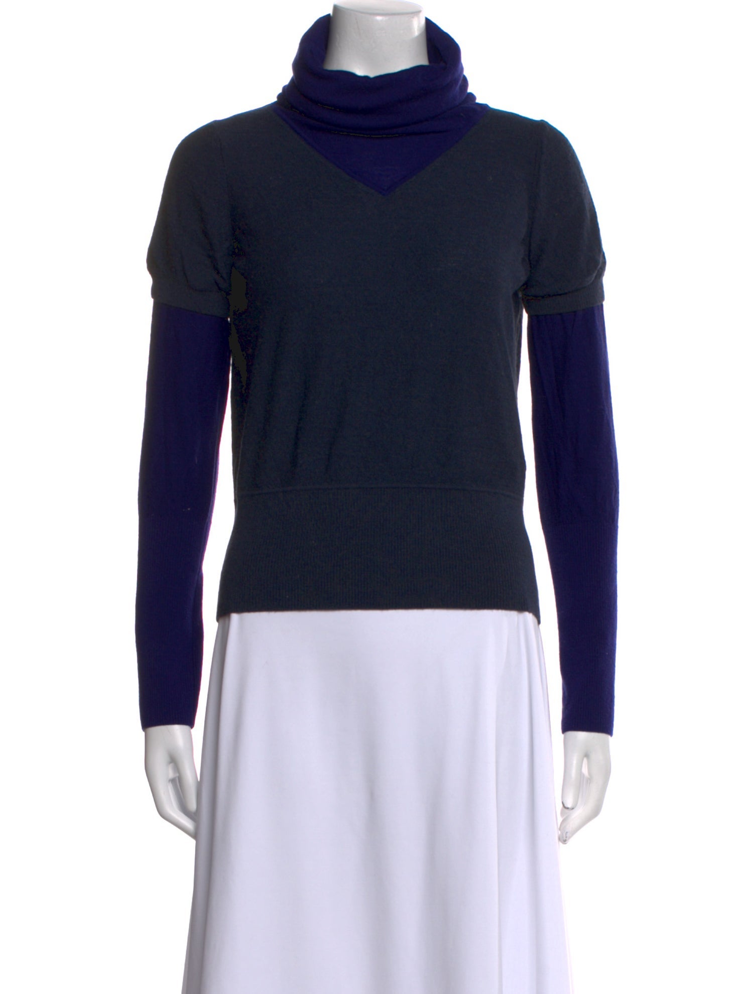 Peter Som Merino Wool Turtleneck Sweatshirt