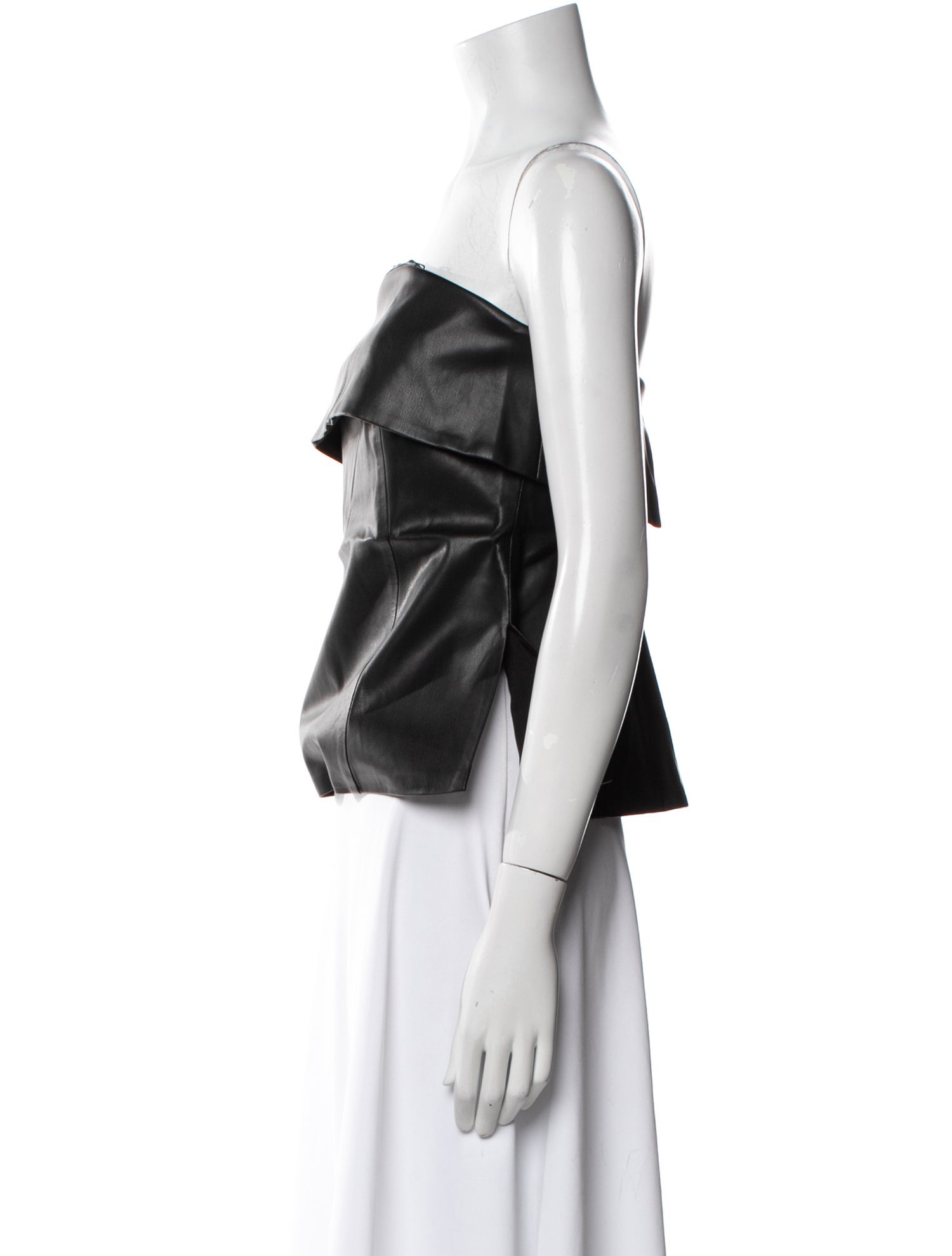 Peter Som Strapless Crop Top
