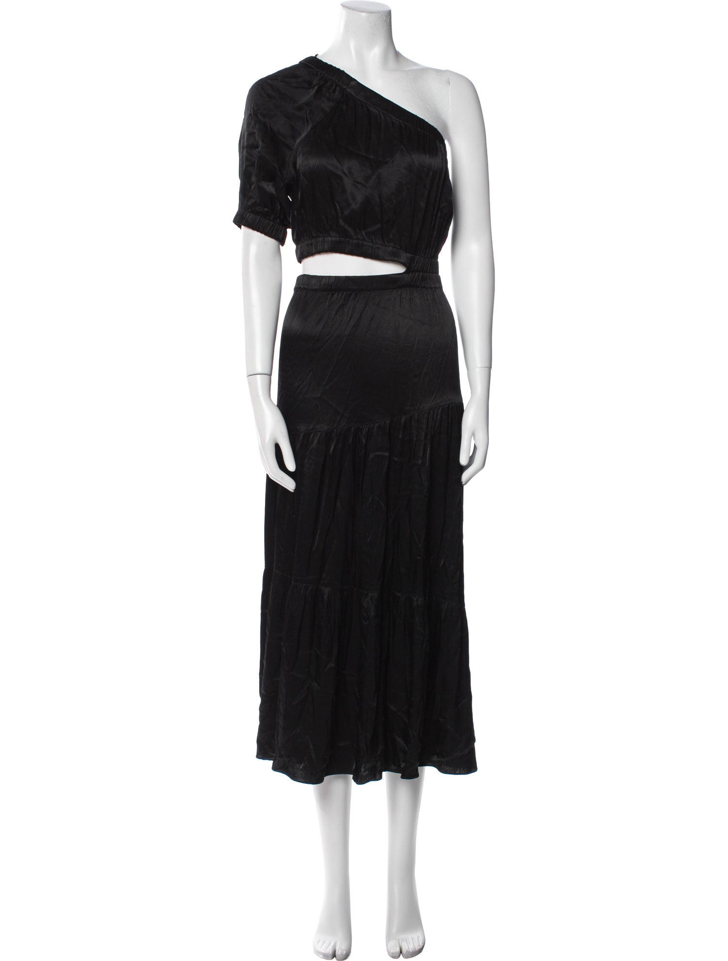 Peter Som One-Shoulder Long Dress