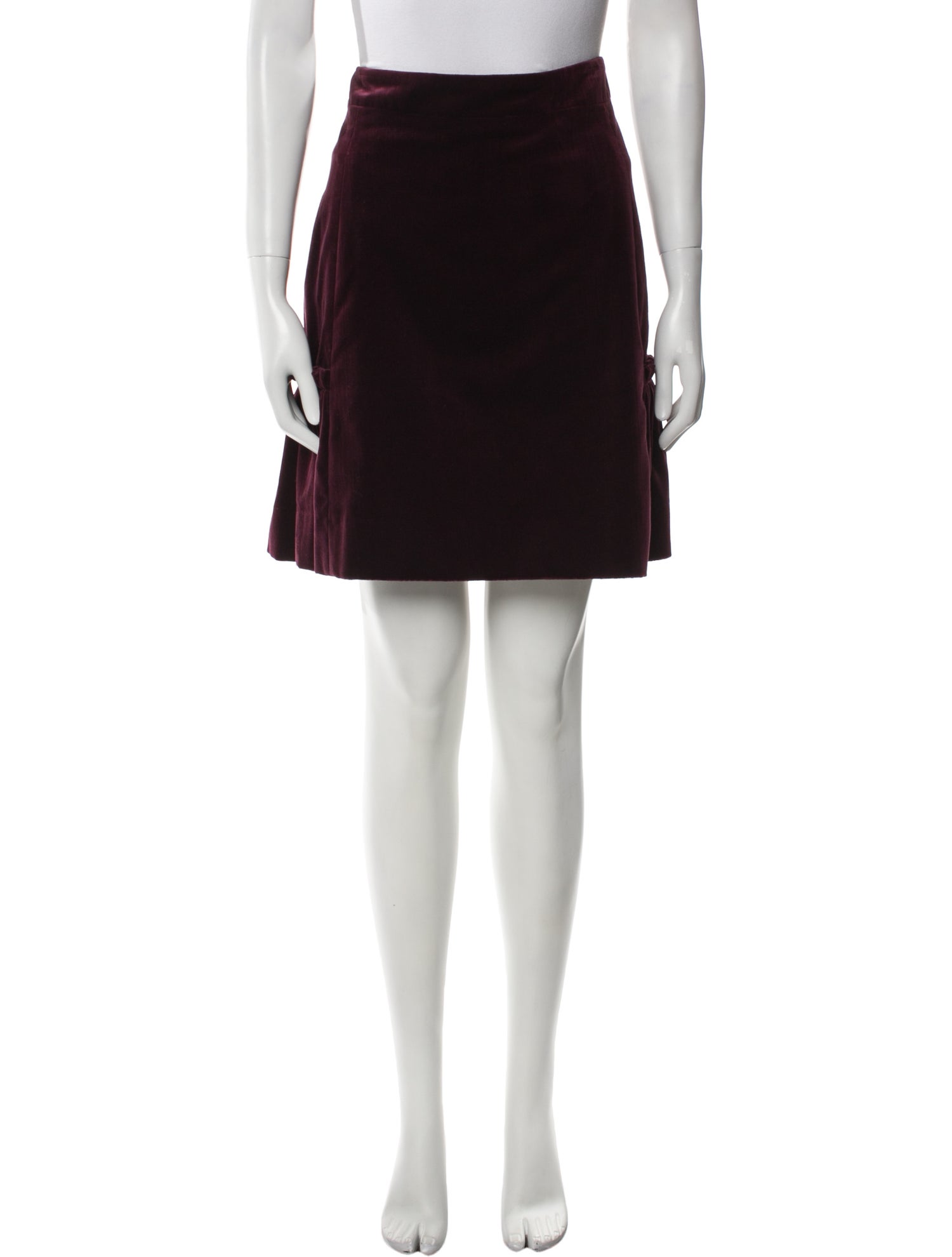 Peter Som Ruffle Embellishment Knee-Length Skirt