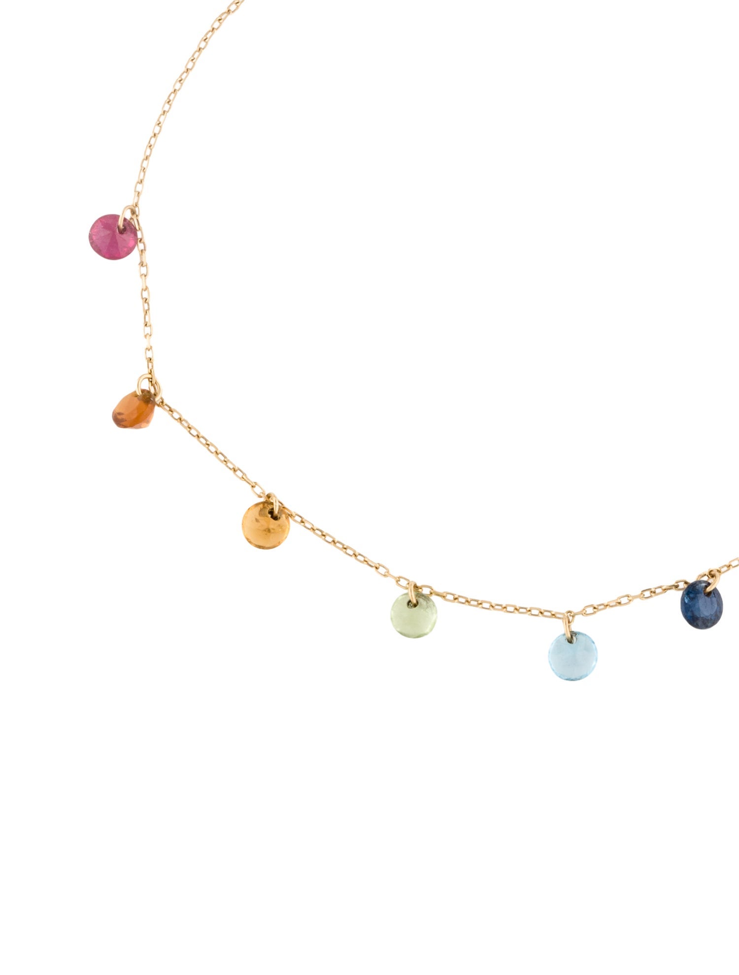 Persée 18K Multi-Stone Chakras Adjustable Bracelet