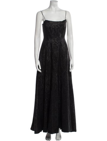 Peter Soronen Dresses Square Neckline Long Dress 8 | M